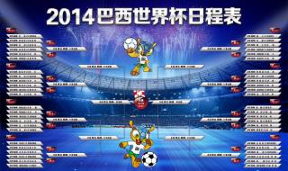 世界杯比赛表赛程表